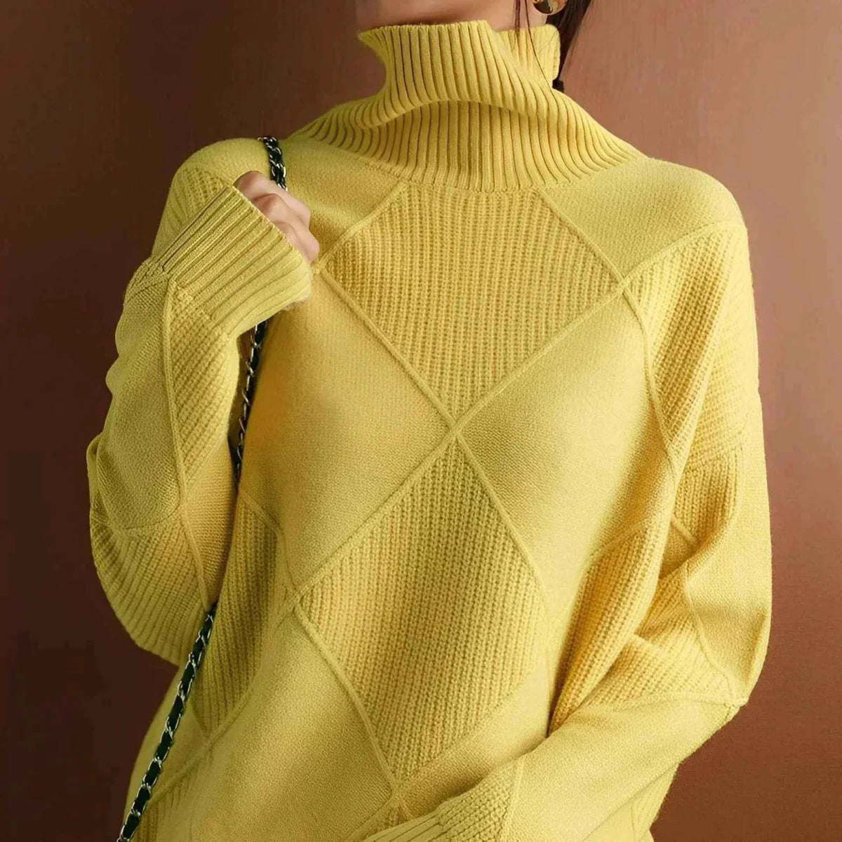 Simple Turtleneck Sweater