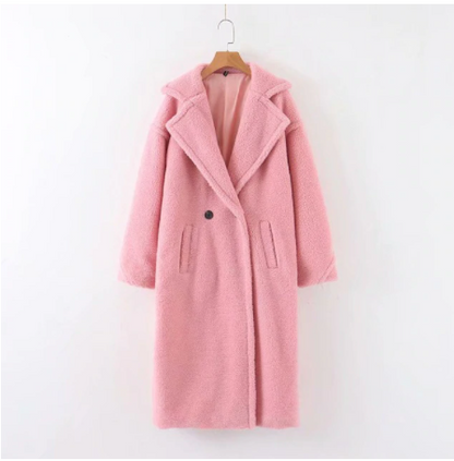 Stylish Faux Fur Coat Elegant Women
