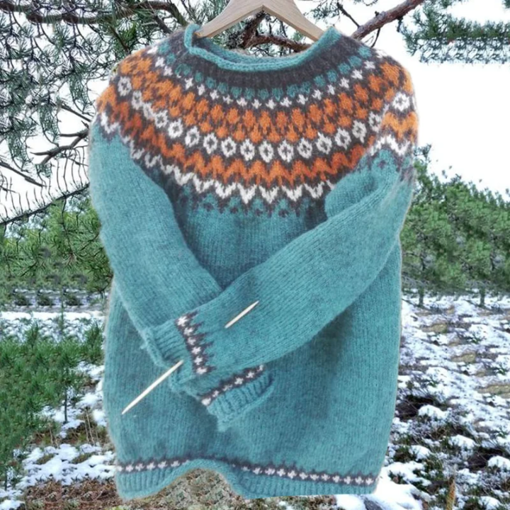 Sorgenfrei Pullover Rundhals Weich - IdealeKleiden