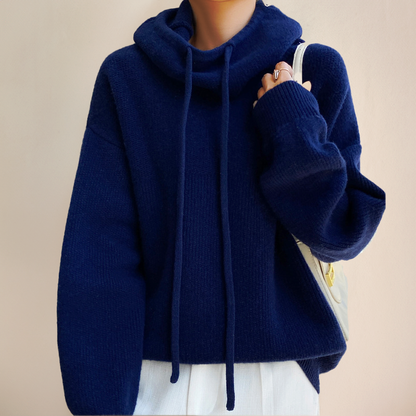 Soft Merino Roll Neck Sweater for Women
