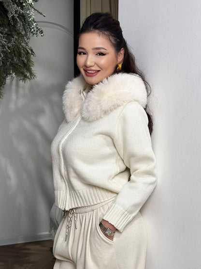 Stylish Faux Fur Jacket for Women
