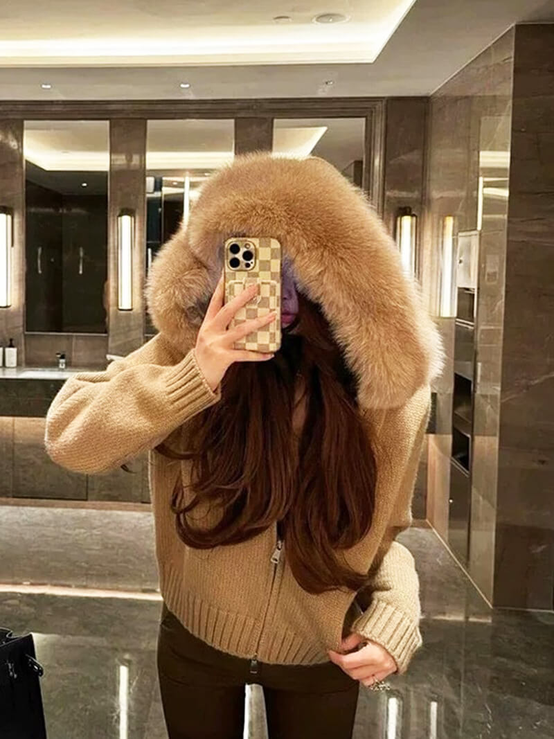 Stylish Faux Fur Jacket for Women