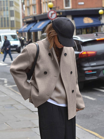 Übergrößene Damenjacke Oversized Stil