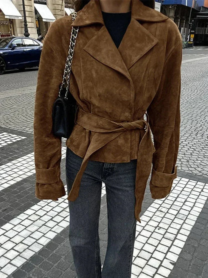 Retro Leather Jacket Vintage Style