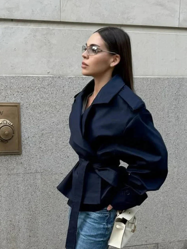 Oversized Trench Coat with Belt