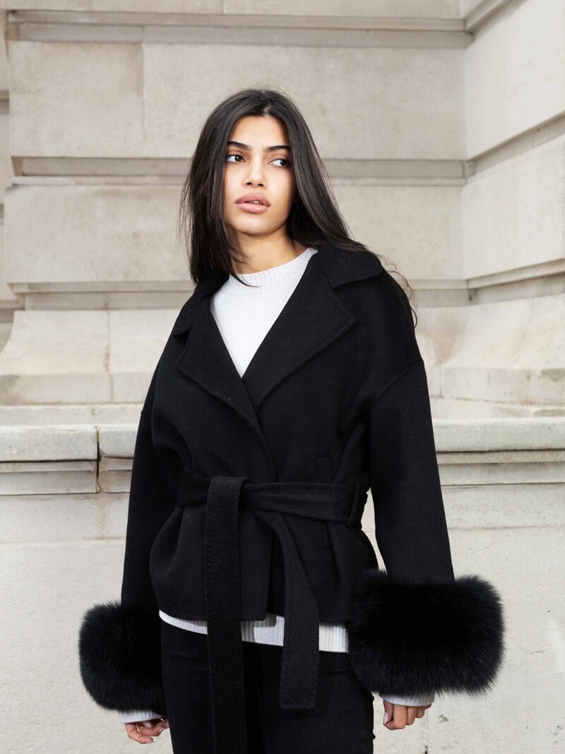 Luxury Faux Fur Coat Women