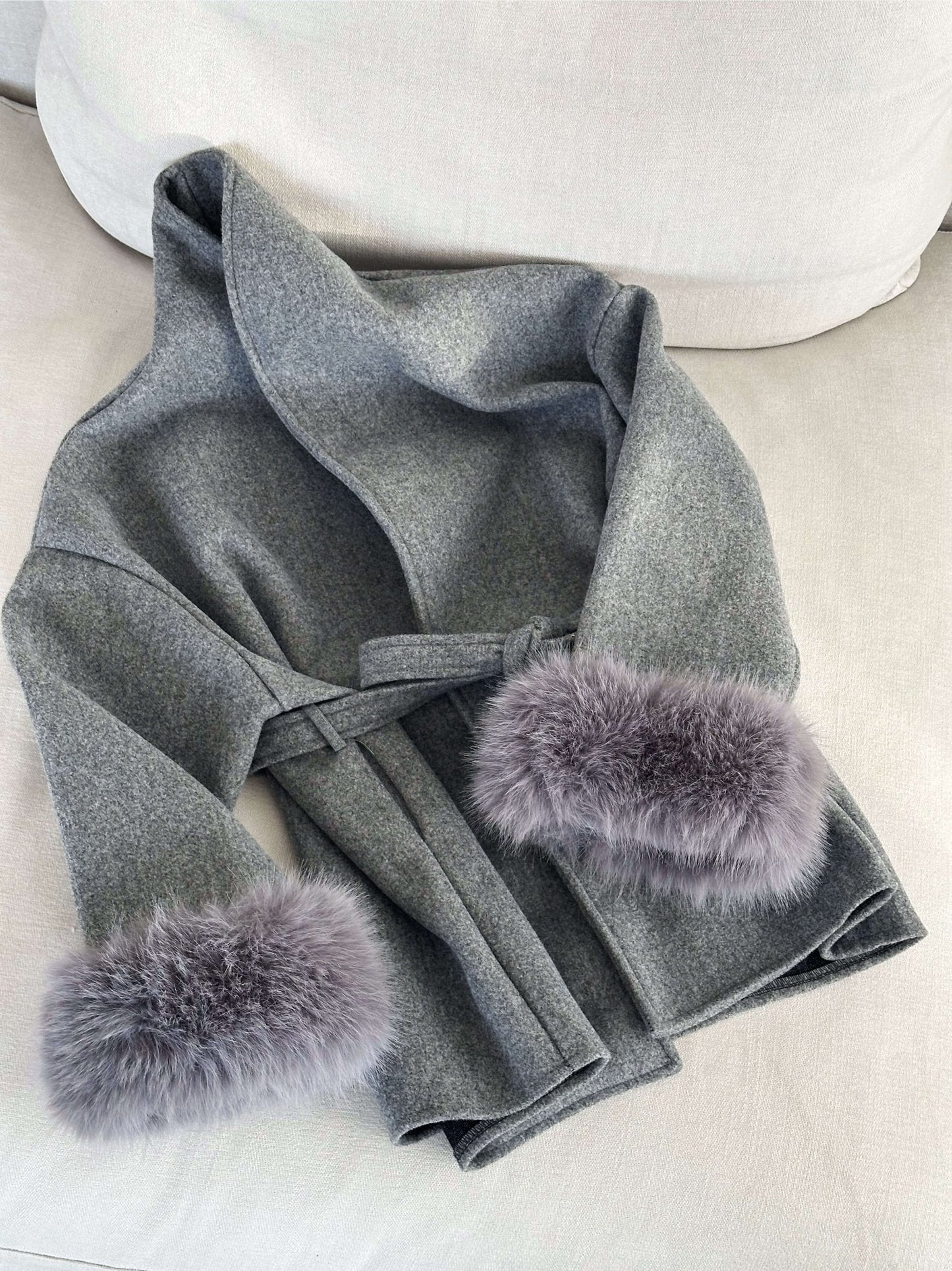 Luxury Faux Fur Coat Women