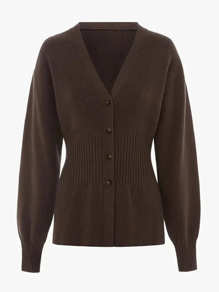 Women's Cardigan Elegant V-Neck