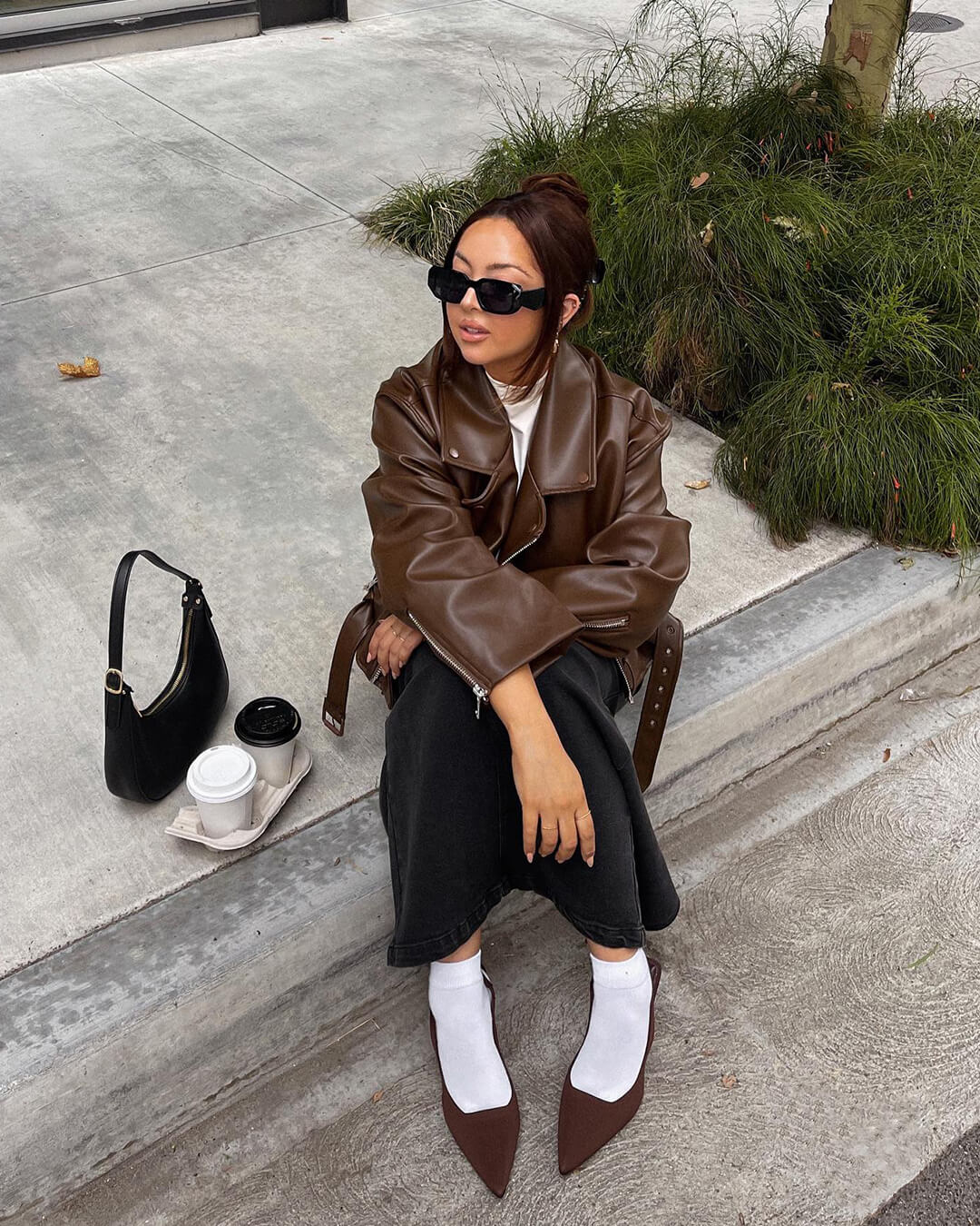 Vegan Leather Jacket Real Leather Look