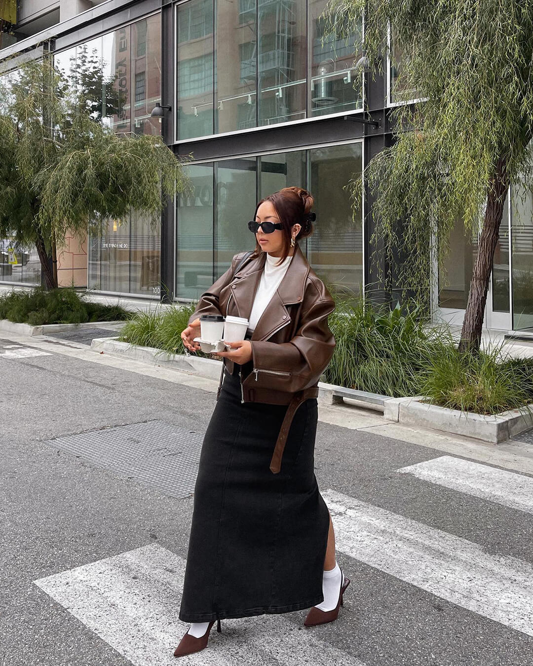 Vegan Leather Jacket Real Leather Look