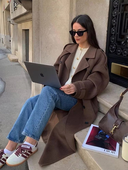 Women's Scarf Coat Autumn Winter