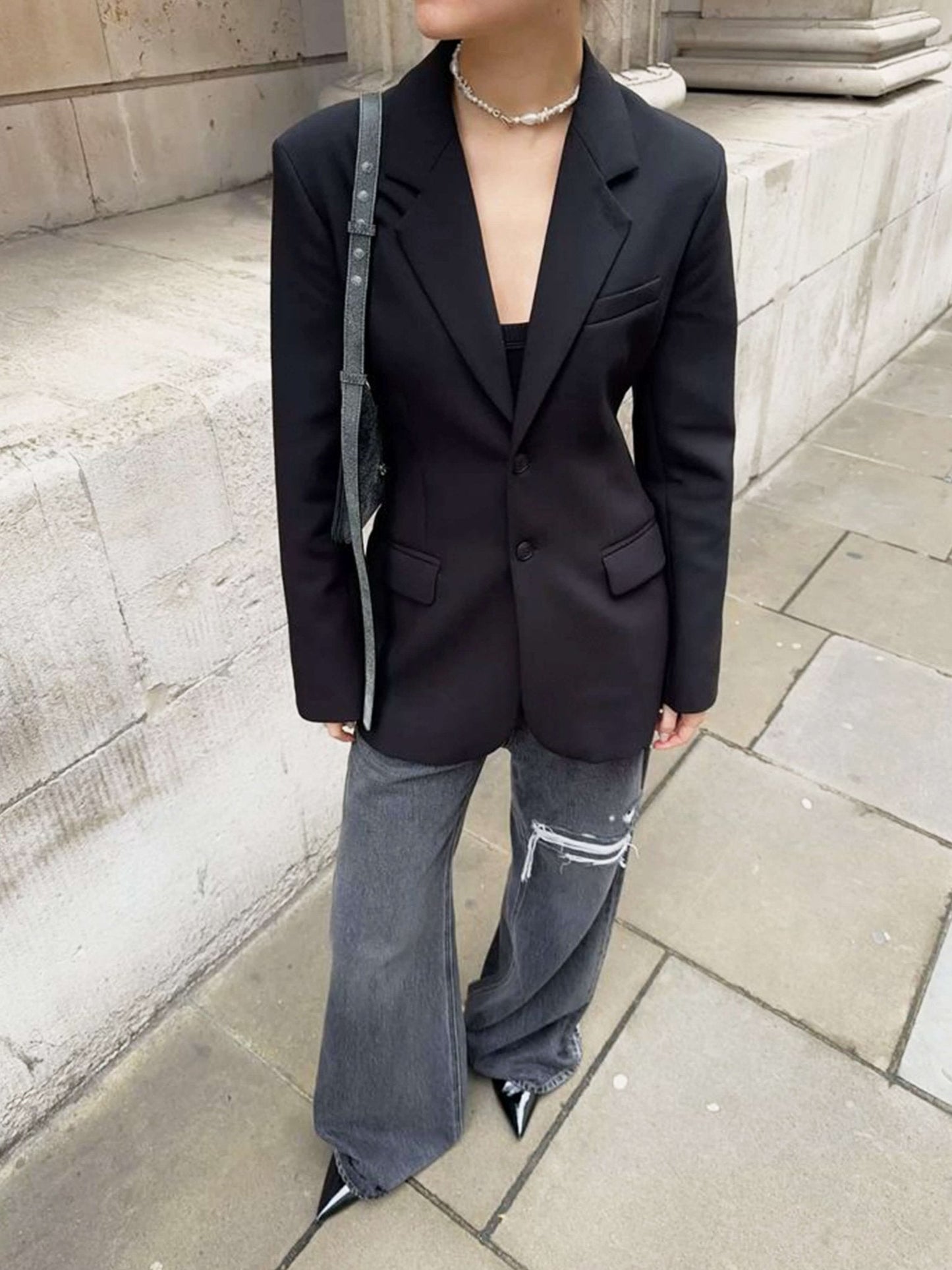 Elegant Women's Long-Sleeve Blazers
