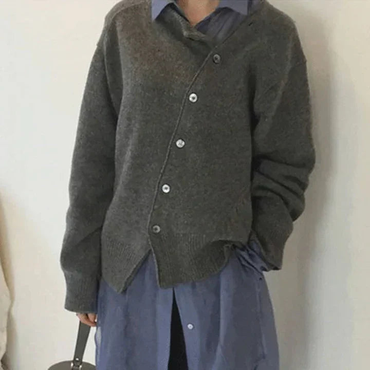 Weicher Wickel-Cardigan Damen Olivia - IdealeKleiden