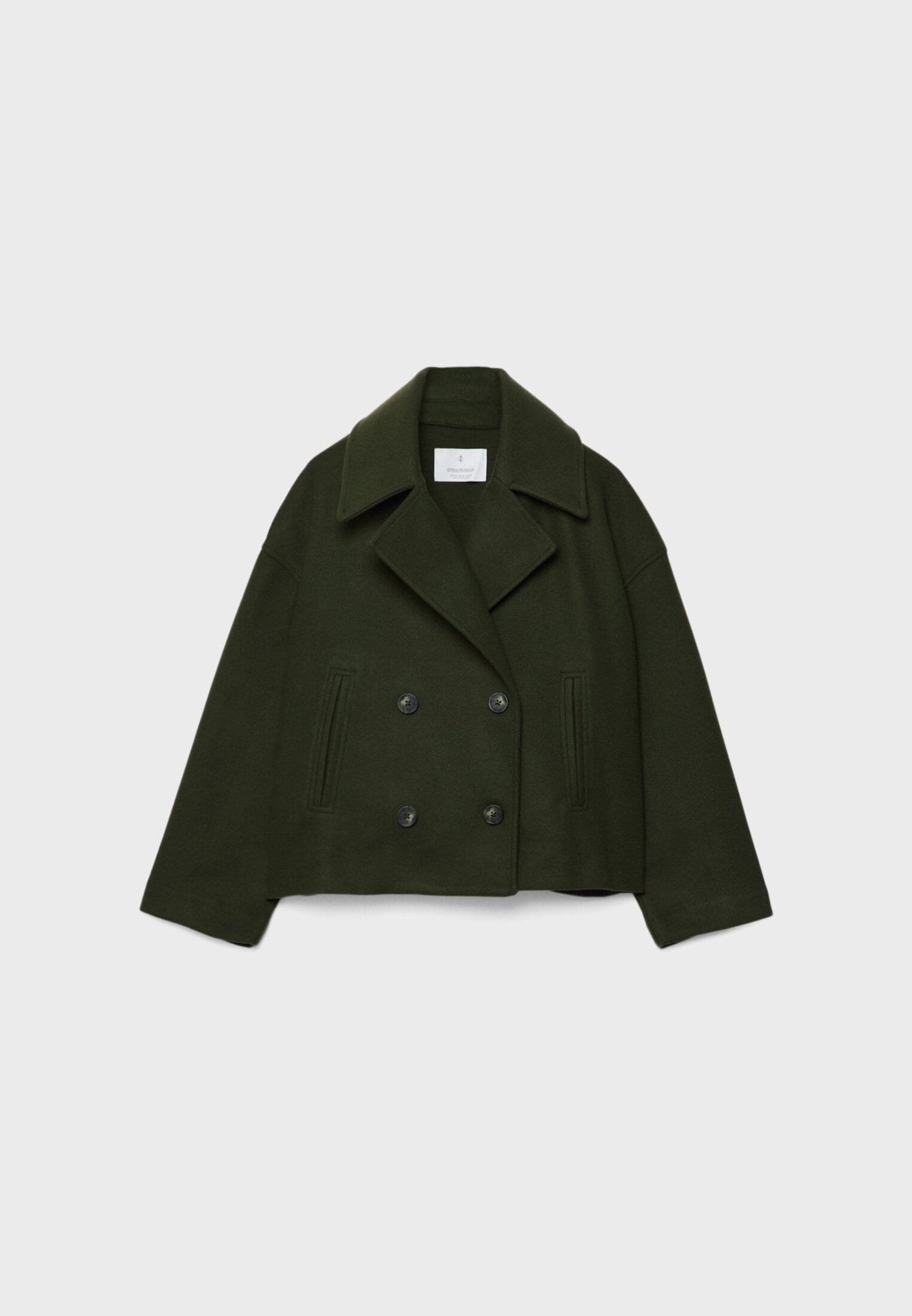 Fashionable Women's Jacket Button Design
