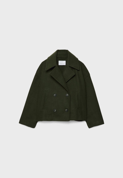Fashionable Women's Jacket Button Design