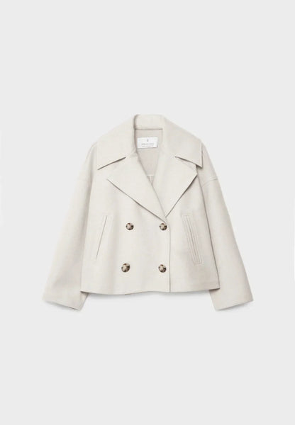 Fashionable Women's Jacket Button Design