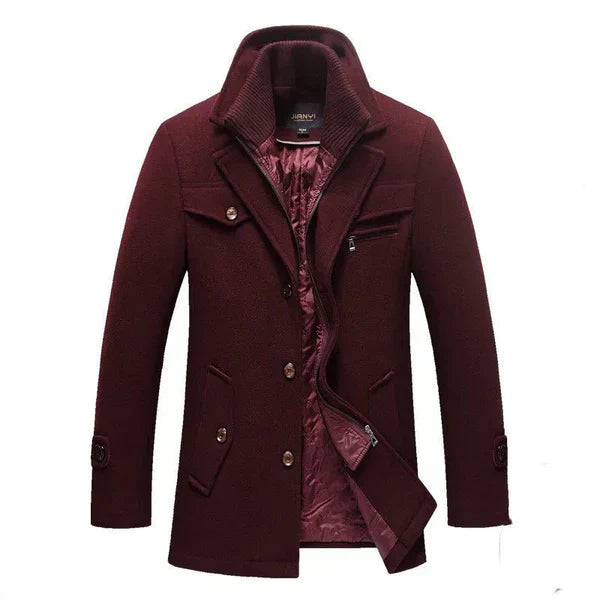 Siegfried - Long quilted coat double zip winter