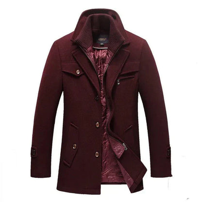 Siegfried - Long quilted coat double zip winter