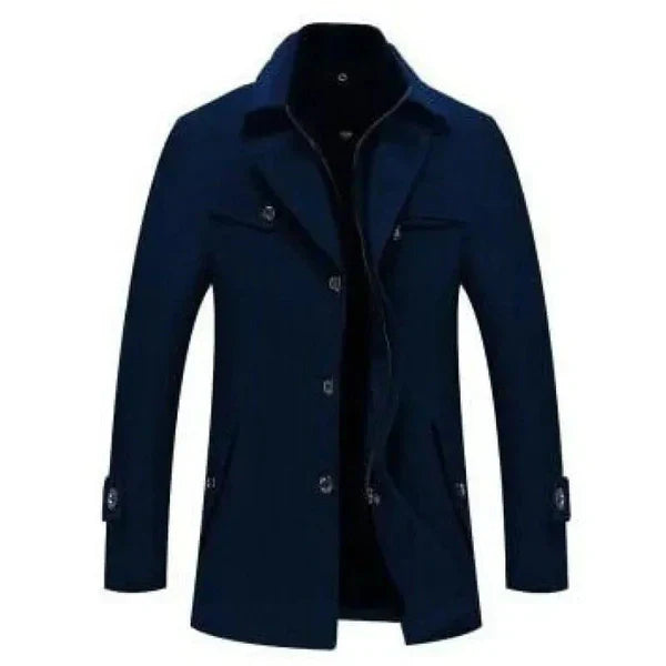 Siegfried - Long quilted coat double zip winter