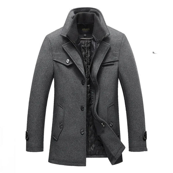 Siegfried - Long quilted coat double zip winter