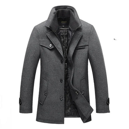 Siegfried - Long quilted coat double zip winter
