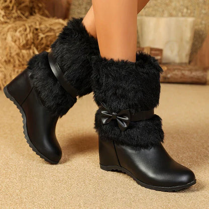 Women's Cozy Warm Winter Boots Laces
