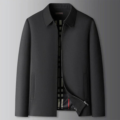 Light Men's Jacket With Side Pockets Modern Style