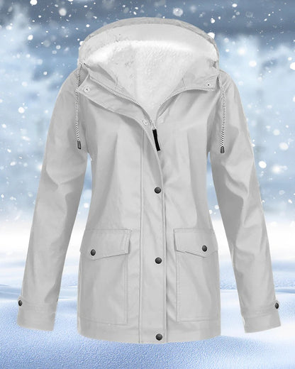 Winter Parka Jacket Faux Fur Lined Warm Insulated