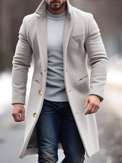 Men's Wool Jacket Warm Autumn Winter