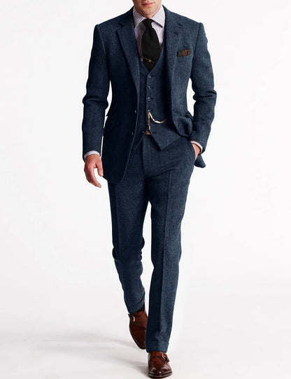 Men's 3-Piece Suit Set Elegant Combination