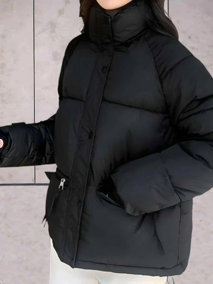 Dana - Parka Jacke Warm Isoliert Doppelreißverschluss - IdealeKleiden