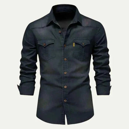Slim Denim Shirt Modern Slim Fit