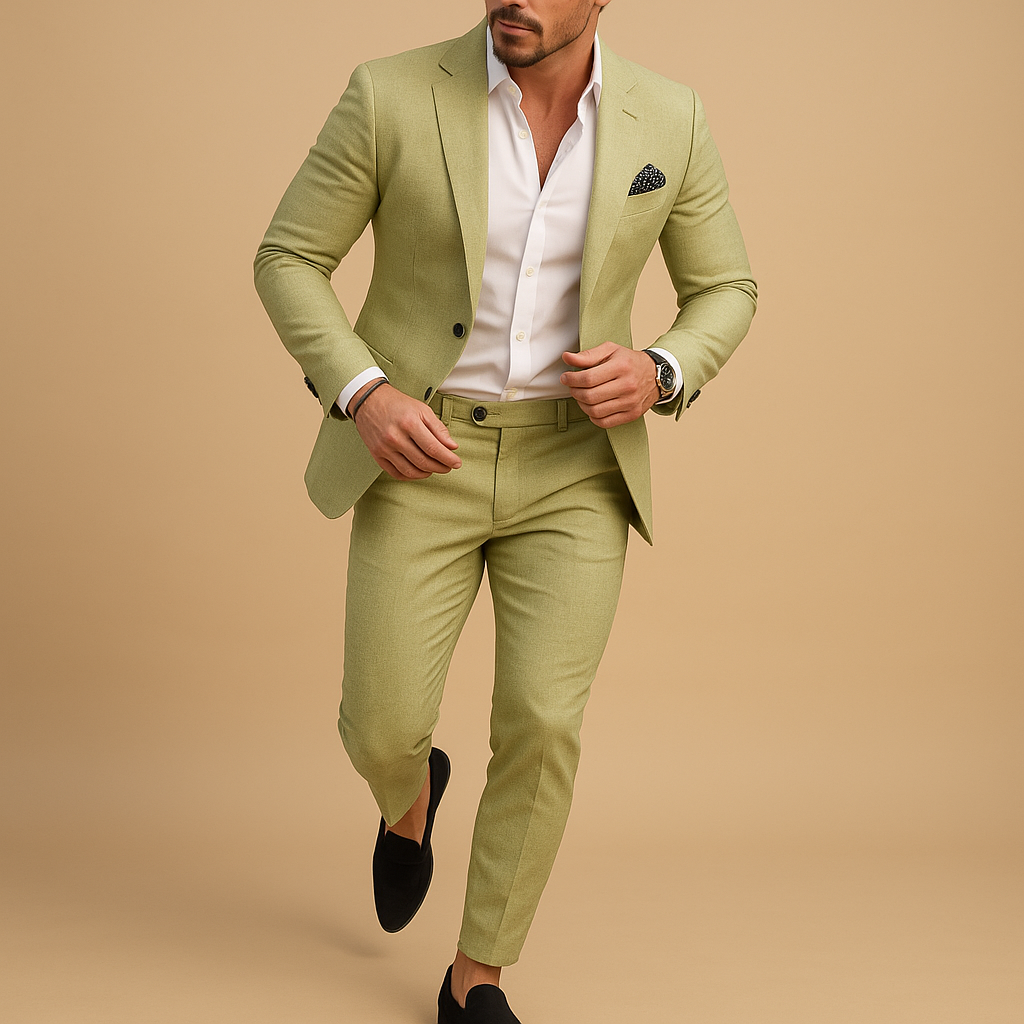 Men's Suit Slim Fit Elegant Black