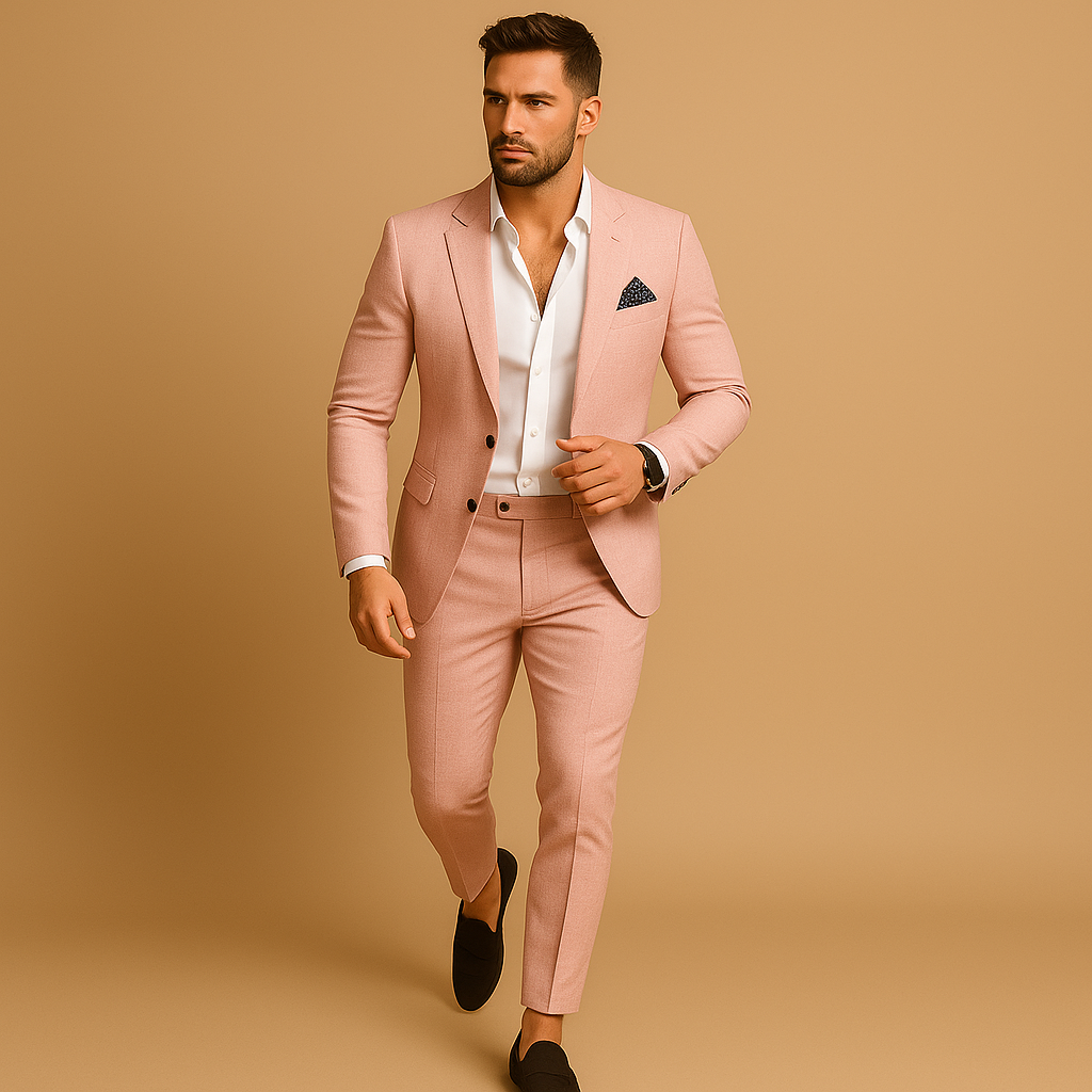 Men's Suit Slim Fit Elegant Black