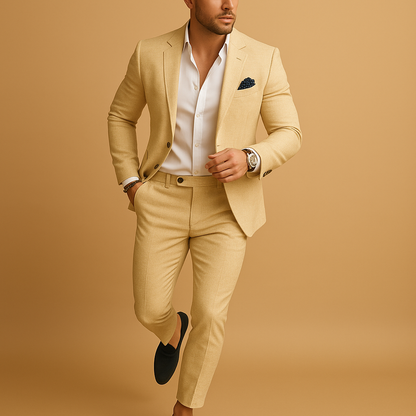 Men's Suit Slim Fit Elegant Black