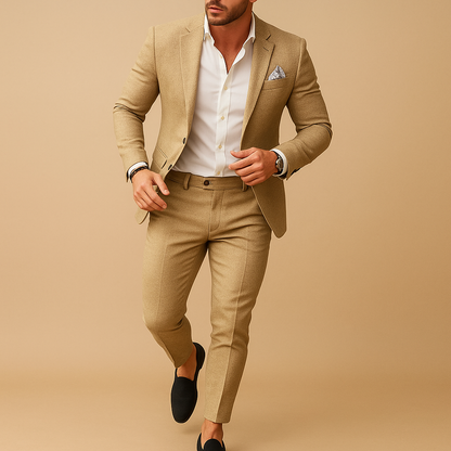 Men's Suit Slim Fit Elegant Black