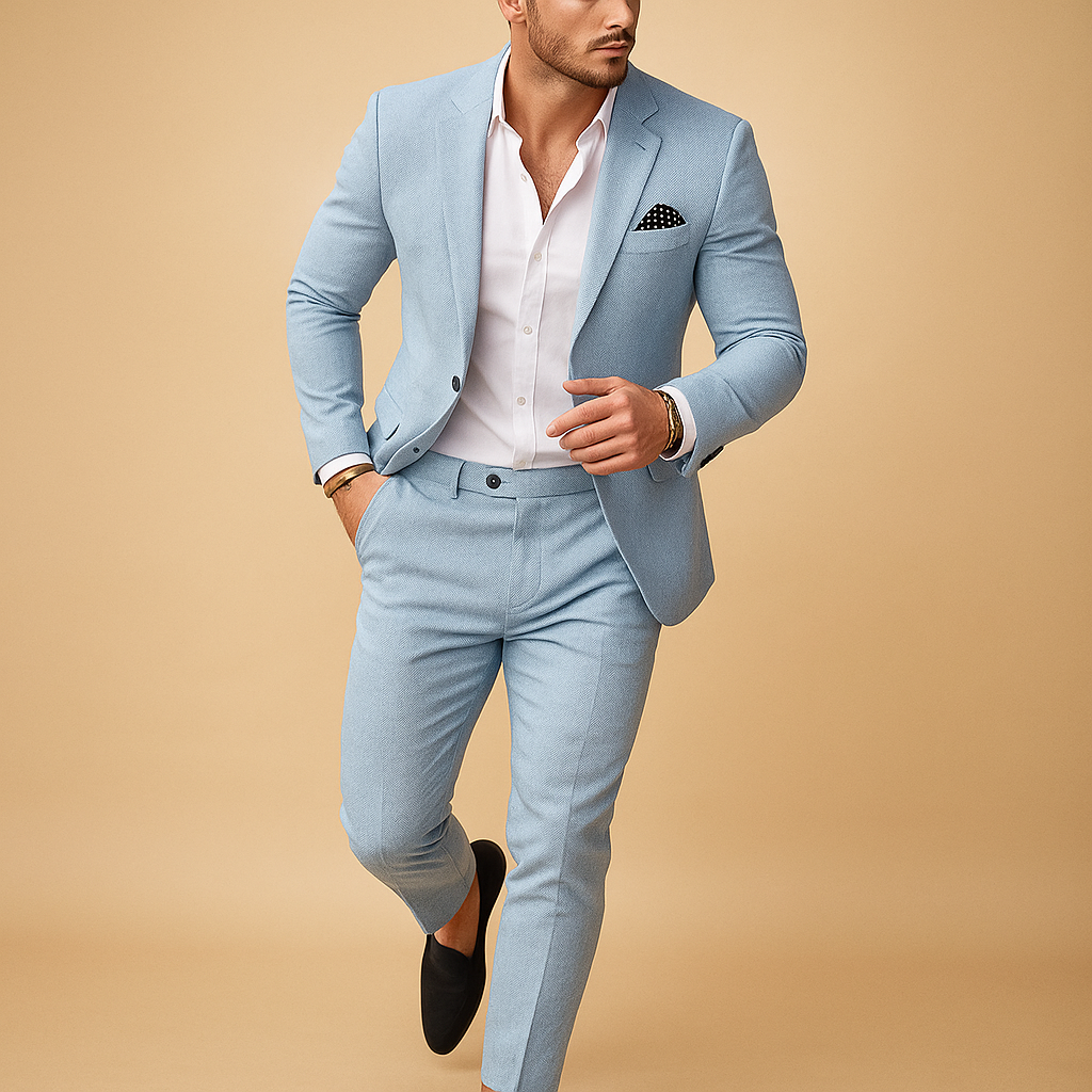 Men's Suit Slim Fit Elegant Black