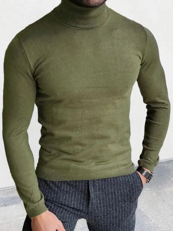 Men's Modern Turtleneck Knitted Sweater