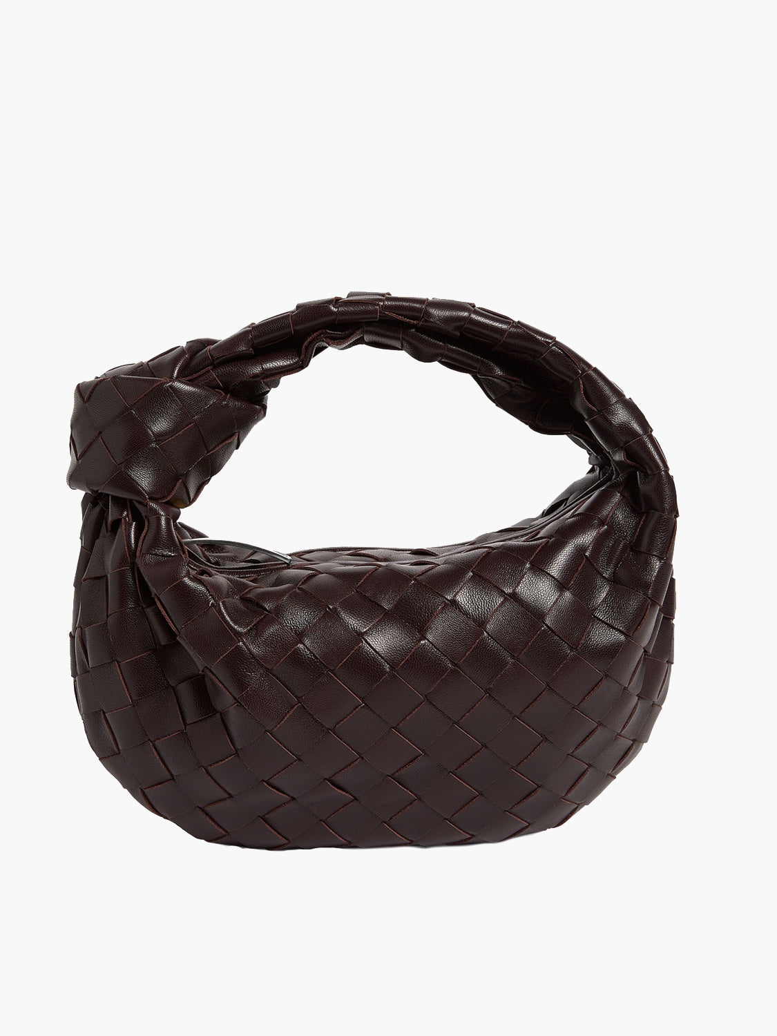 Luxury Handbag Metallic Braided Elegance