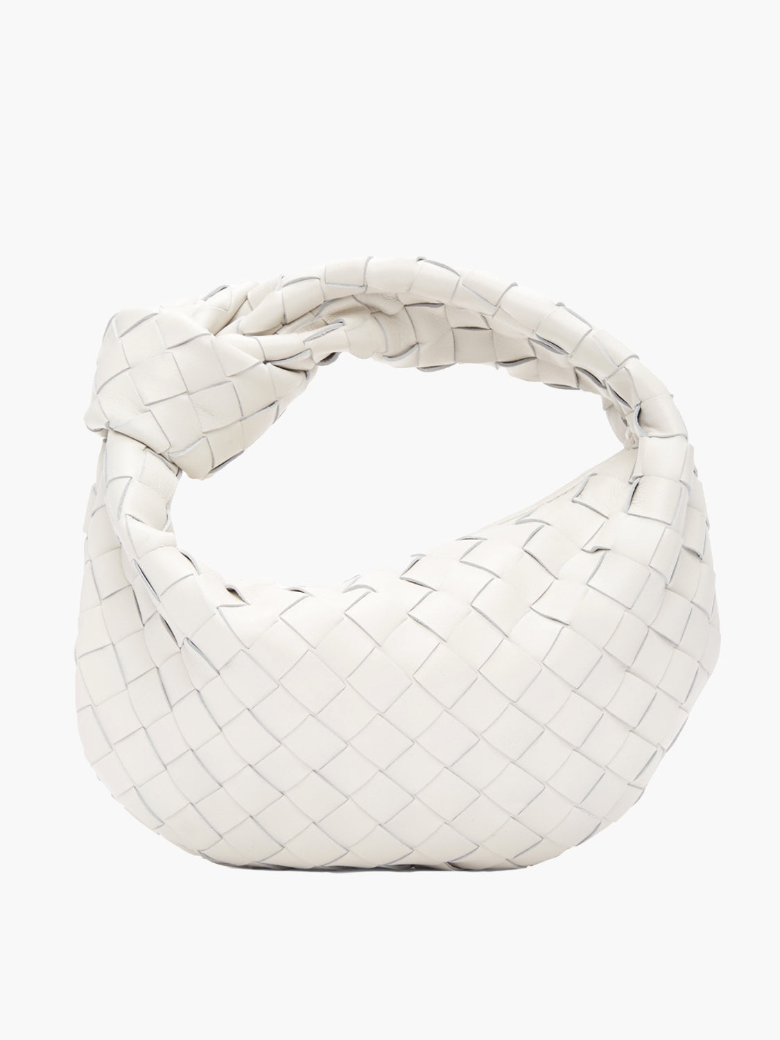 Luxury Handbag Metallic Braided Elegance