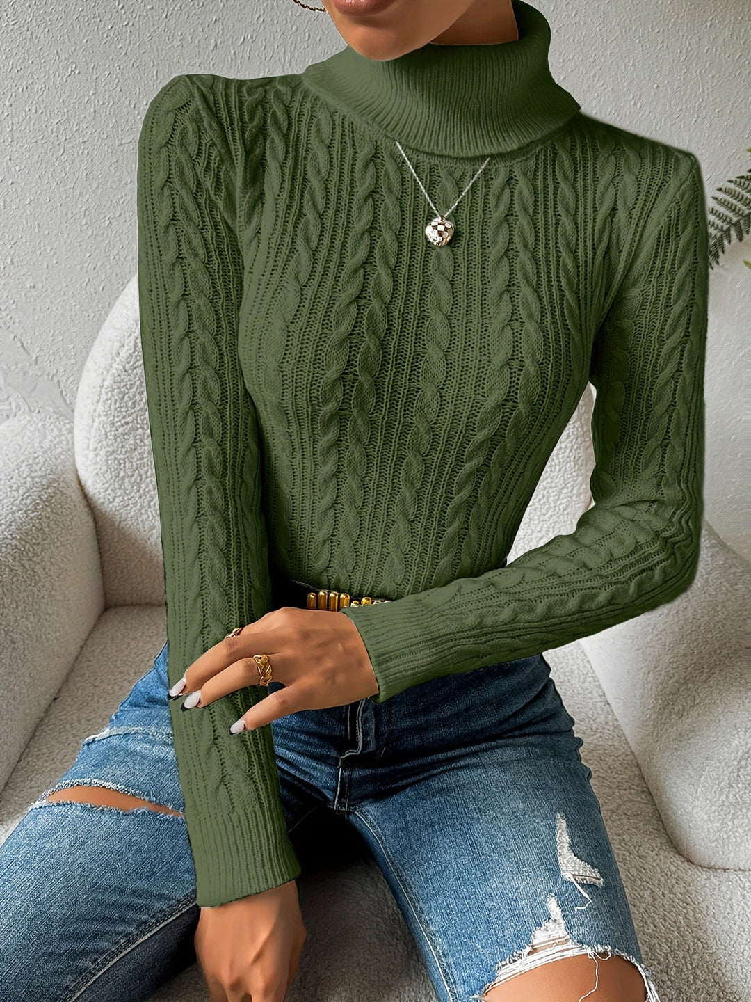 Soft Turtleneck Sweater for Women - High Quality