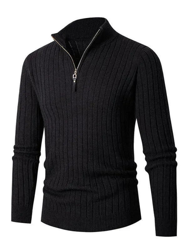 Comfortable Men's Pullover Stretch Turtleneck