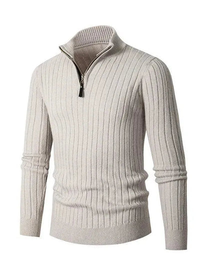 Comfortable Men's Pullover Stretch Turtleneck