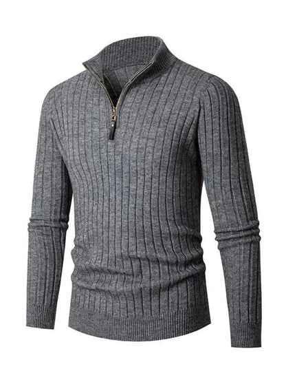 Comfortable Men's Pullover Stretch Turtleneck
