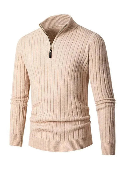 Comfortable Men's Pullover Stretch Turtleneck