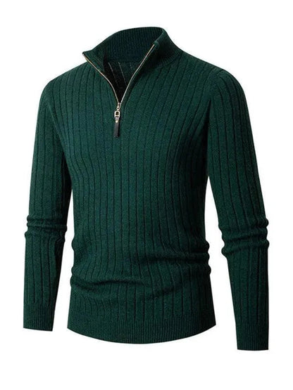 Comfortable Men's Pullover Stretch Turtleneck