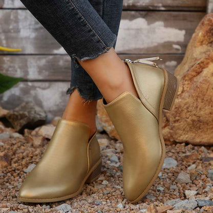 Elegant Women's Ankle Boots Pointed Design