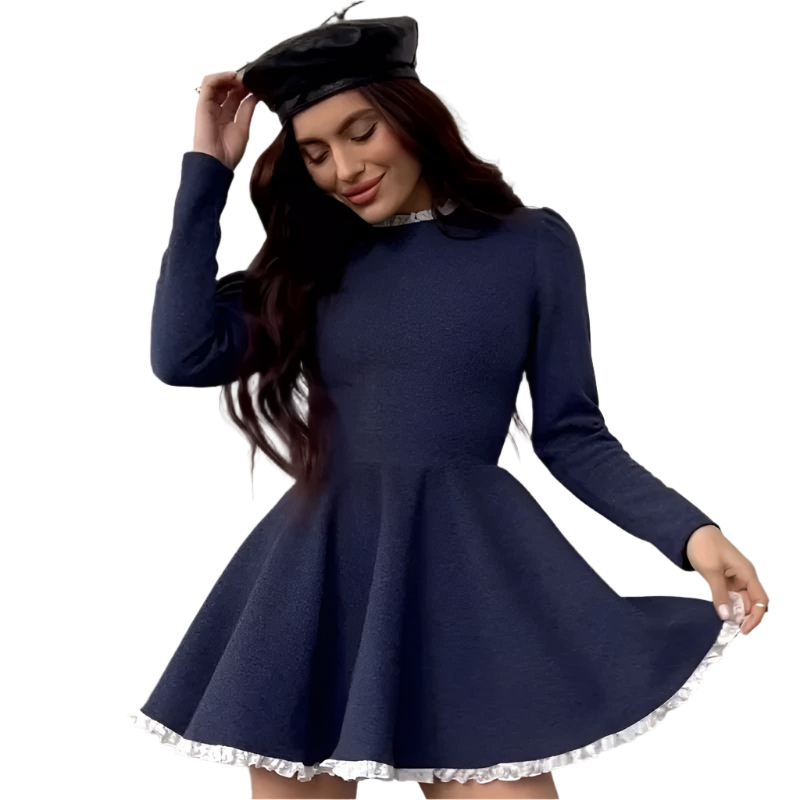 Women's Lace Mini Dress Elegant