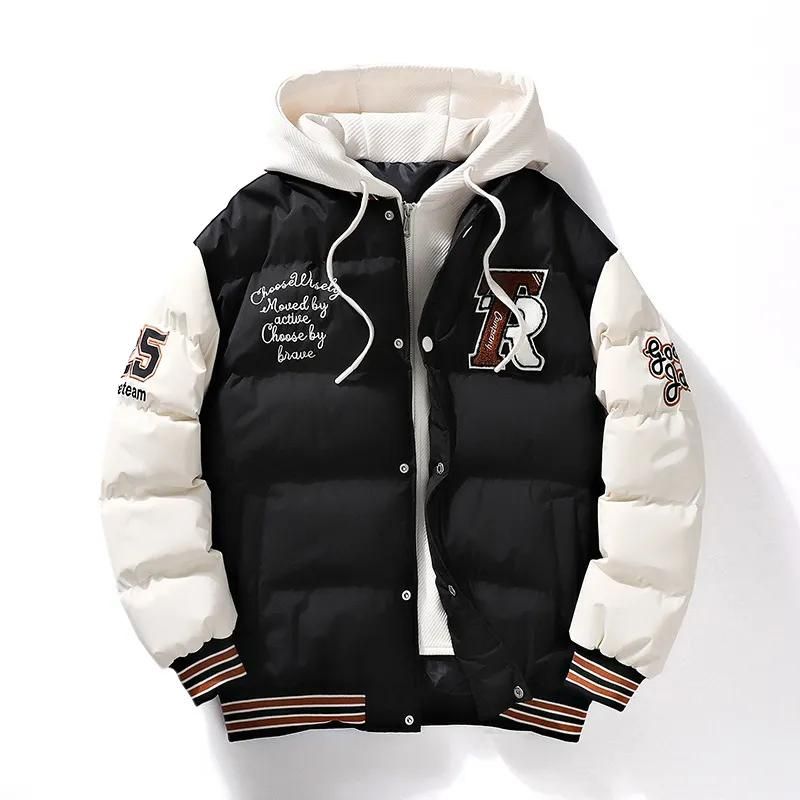 Herren Winterjacke Sportlich Warm Kapuze - IdealeKleiden