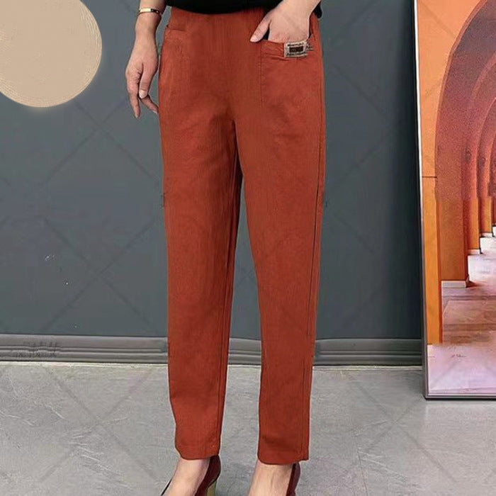Comfort Fit Women's Cotton Trousers